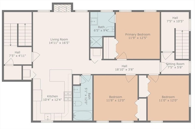 12 School St Unit 3, Salem, MA 01970 - floor plan / room layout