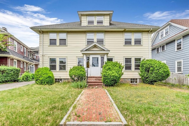 127-129 Blue Hills Pkwy, Milton, MA 02186 - view of american foursquare style home