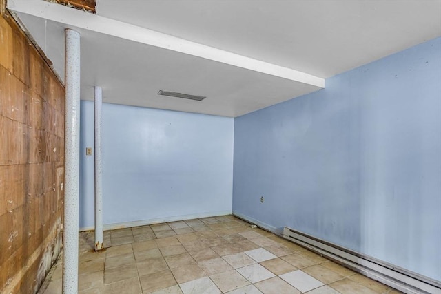 127-129 Blue Hills Pkwy, Milton, MA 02186 - empty room featuring a baseboard heating unit