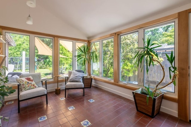 203 State St, Northampton, MA 01060 - sunroom featuring baseboards, healthy amount of natural light, and lofted ceiling