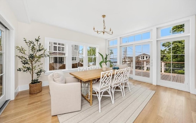 34 Otis Hill Rd, Hingham, MA 02043 - sunroom / solarium with a chandelier