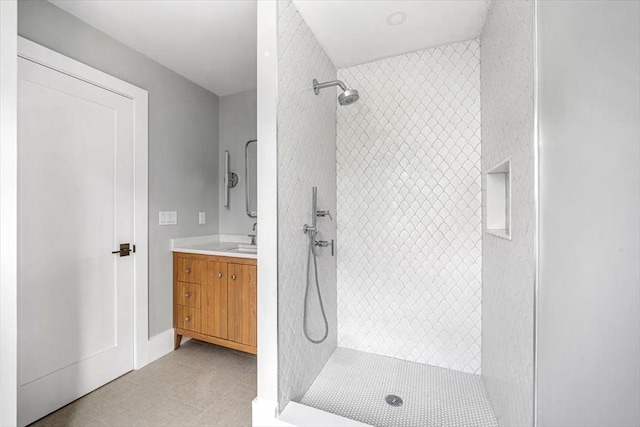 34 Otis Hill Rd, Hingham, MA 02043 - full bath featuring vanity and a tile shower