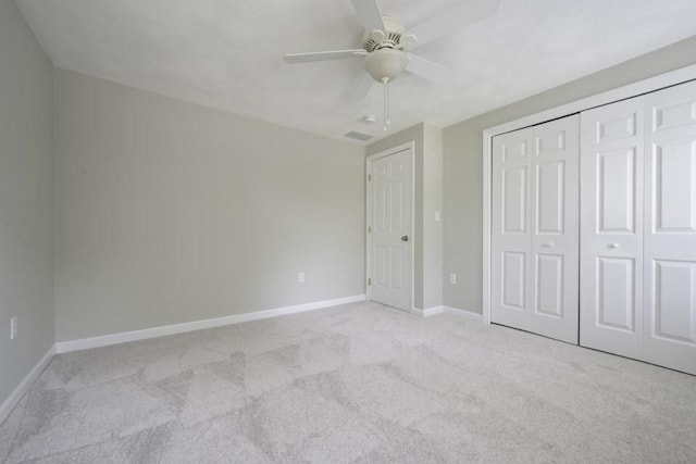 2 Dalton Ter, Holbrook, MA 02343 - unfurnished bedroom with carpet floors, a closet, and ceiling fan