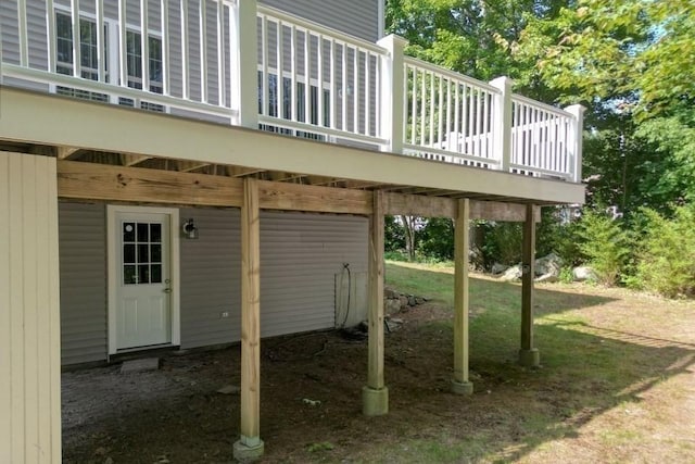 2 Dalton Ter, Holbrook, MA 02343 - view of patio / terrace featuring a wooden deck