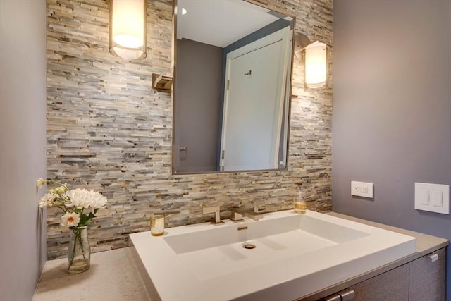 bathroom with a sink
