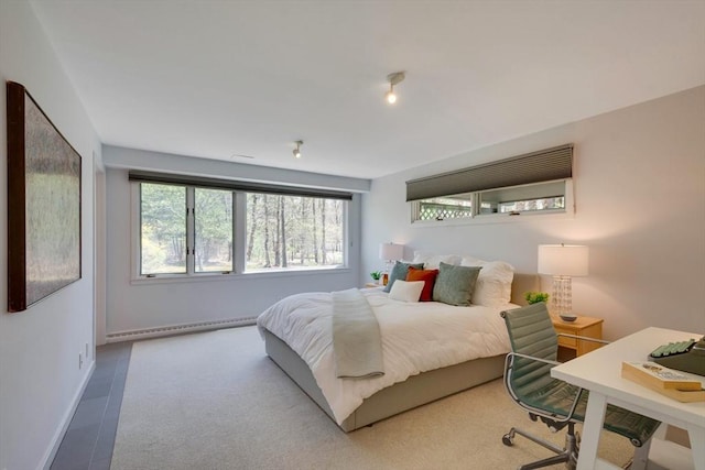 bedroom featuring baseboards