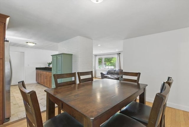 15 Temi Rd, Beverly, MA 01915 - dining space with light wood-type flooring, baseboards, and recessed lighting