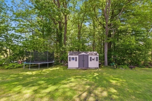 15 Temi Rd, Beverly, MA 01915 - view of green lawn featuring a trampoline