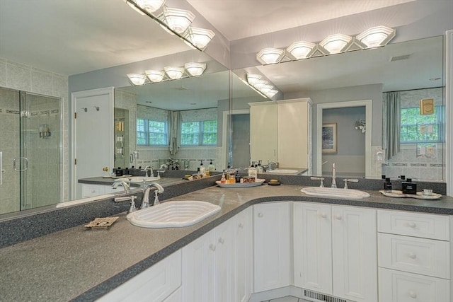 244 Salem End Rd, Framingham, MA 01702 - full bath with a stall shower and double vanity