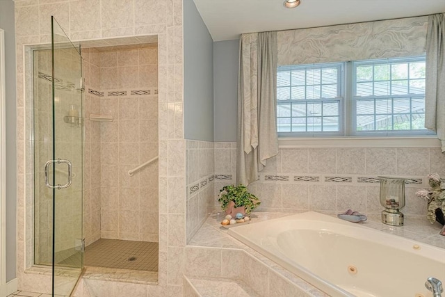 244 Salem End Rd, Framingham, MA 01702 - full bath featuring a whirlpool tub and a stall shower