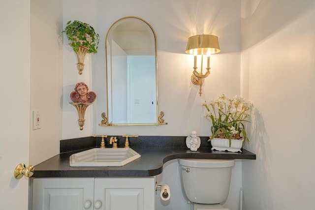 244 Salem End Rd, Framingham, MA 01702 - half bathroom with vanity and toilet