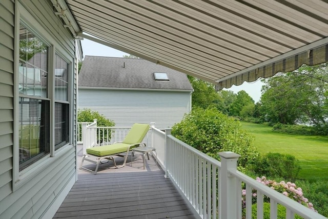 244 Salem End Rd, Framingham, MA 01702 - wooden deck featuring a yard