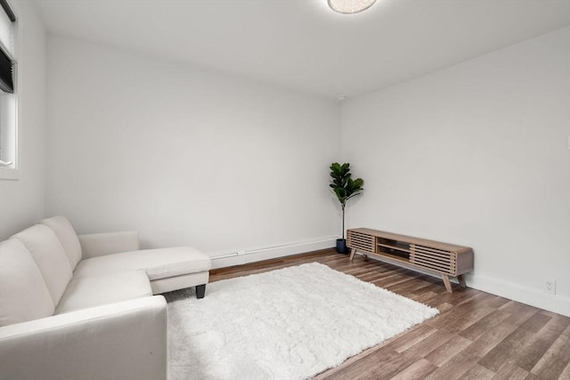 20 Pleasant View Ave, Everett, MA 02149 - living area featuring wood finished floors and baseboards