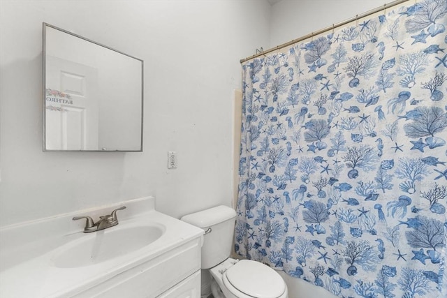 52 Adams St, Taunton, MA 02780 - bathroom with toilet, vanity, and curtained shower