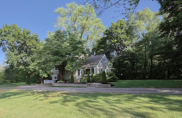 161 N Worcester St, Norton, MA 02766 - view of front of home featuring a front lawn