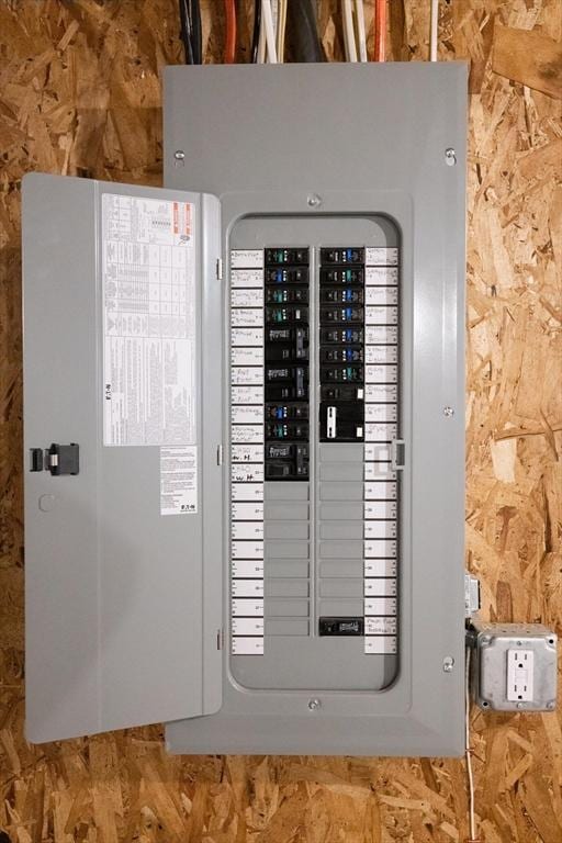 utility room featuring electric panel