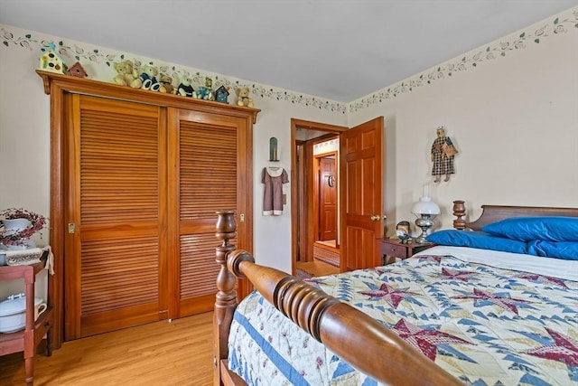 1 Pine Ln, Warren, RI 02885 - bedroom featuring a closet and light wood-style flooring