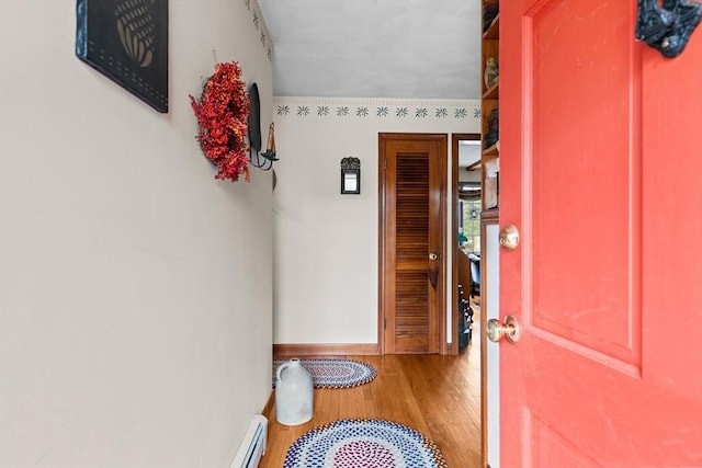 1 Pine Ln, Warren, RI 02885 - entrance foyer featuring wood finished floors and baseboards