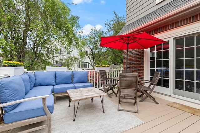 61 Howitt Rd, Boston, MA 02132 - deck with outdoor lounge area and outdoor dining area