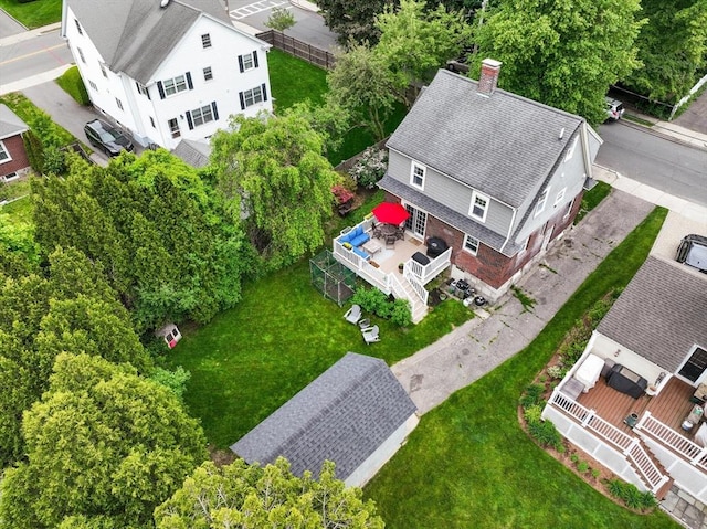 61 Howitt Rd, Boston, MA 02132 - aerial view of property and surrounding area