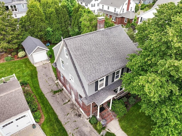 61 Howitt Rd, Boston, MA 02132 - aerial view of residential area