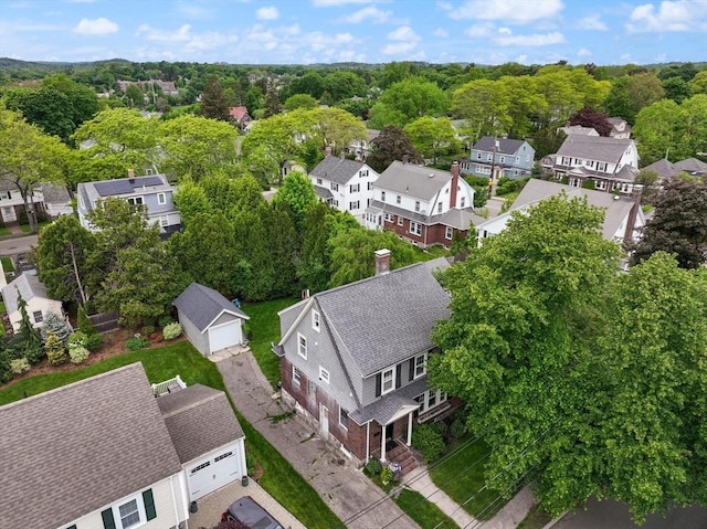 61 Howitt Rd, Boston, MA 02132 - aerial perspective of suburban area