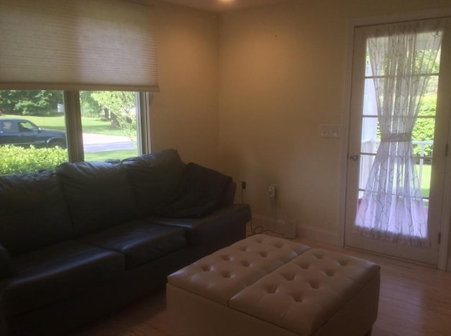 22 Smith St, Norton, MA 02766 - living room featuring wood finished floors and baseboards