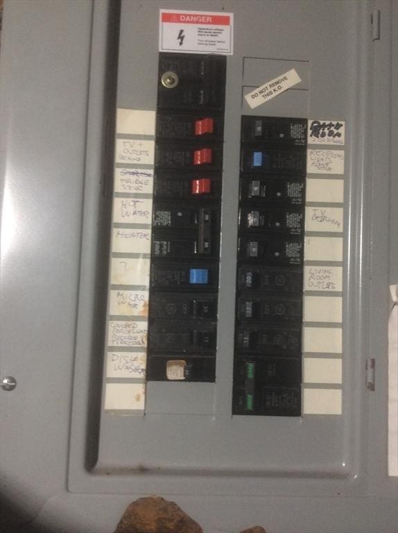 22 Smith St, Norton, MA 02766 - utility room with electric panel