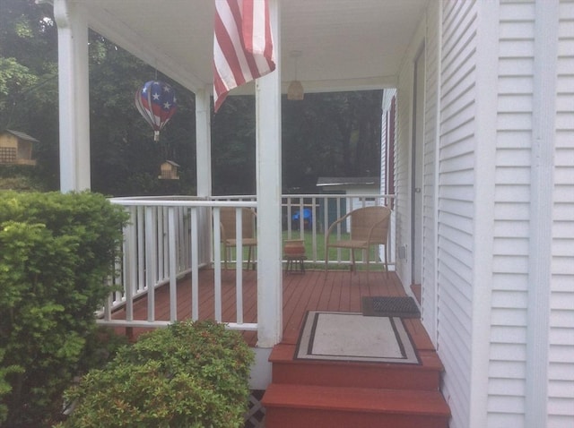 22 Smith St, Norton, MA 02766 - view of wooden porch