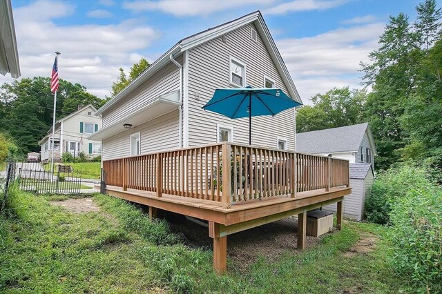 view of deck