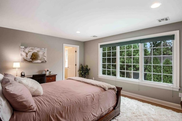 32 Twitchell St, Wellesley, MA 02482 - bedroom with baseboards, recessed lighting, and wood finished floors