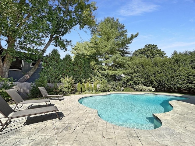 32 Twitchell St, Wellesley, MA 02482 - outdoor pool with a patio and fence