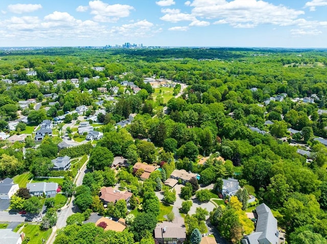 12 Laurus Ln, Newton, MA 02459 - bird's eye view of a forest