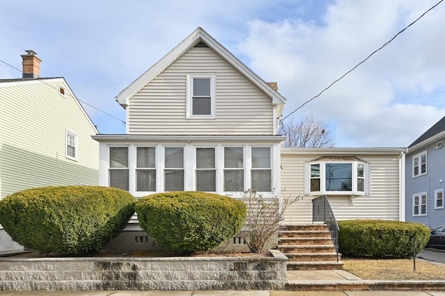 view of front of home