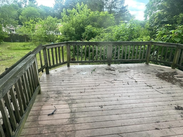 38 Conlyn Ave, Franklin, MA 02038 - view of wooden deck