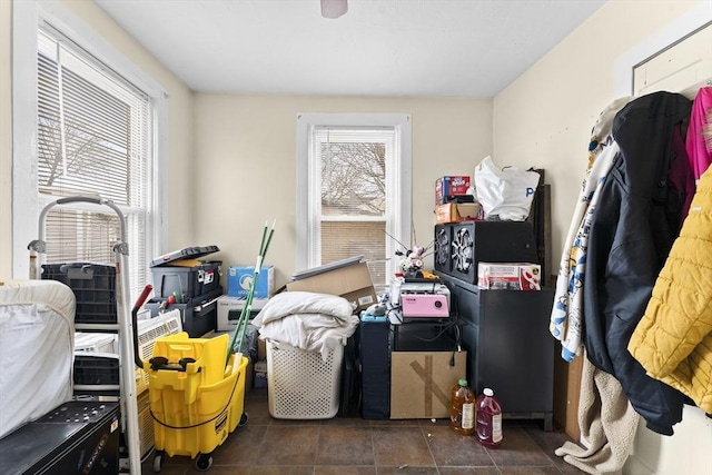 view of storage room