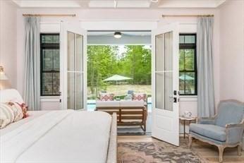 bedroom with french doors