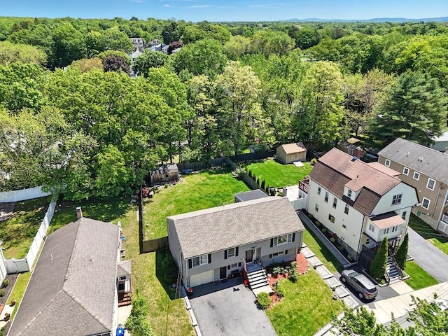 81 Crosstown Ave, Boston, MA 02132 - aerial view of residential area with a forest