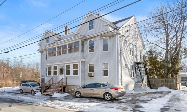 78 Endicott St, Peabody, MA 01960 - townhome / multi-family property with cooling unit