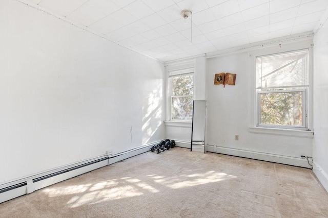 78 Endicott St, Peabody, MA 01960 - spare room featuring carpet and a baseboard radiator
