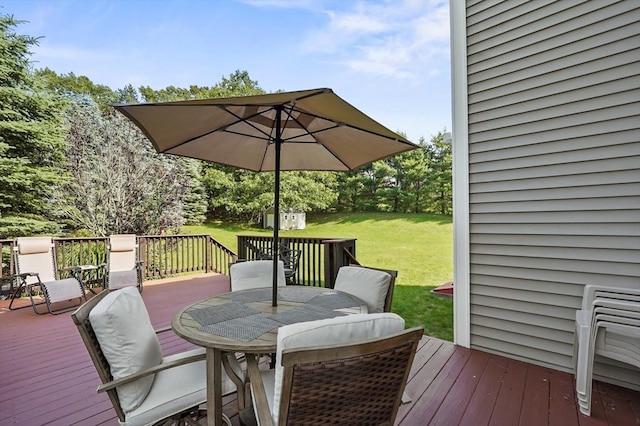3 Spindletop Dr, Leominster, MA 01453 - deck featuring outdoor dining space and a lawn