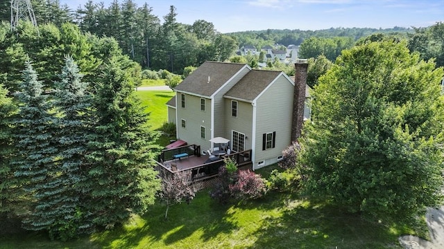 3 Spindletop Dr, Leominster, MA 01453 - view of subject property with a heavily wooded area