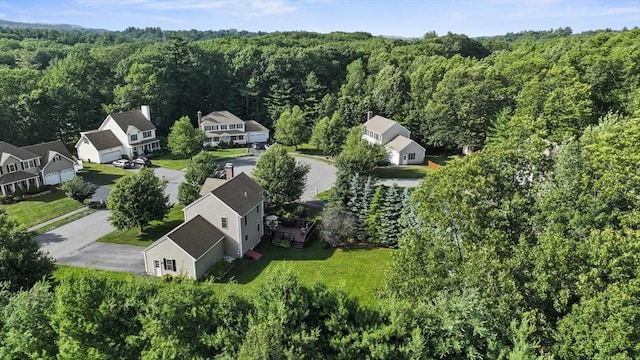 3 Spindletop Dr, Leominster, MA 01453 - aerial view of residential area featuring a heavily wooded area