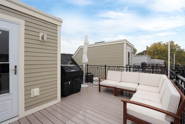 49 Coffey St Unit B, Boston, MA 02122 - wooden terrace featuring an outdoor hangout area