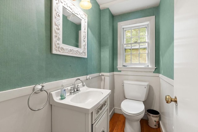 3 Marshall St, North Reading, MA 01864 - bathroom with vanity and wood finished floors
