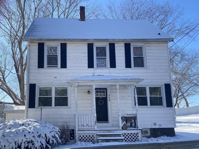 view of colonial house