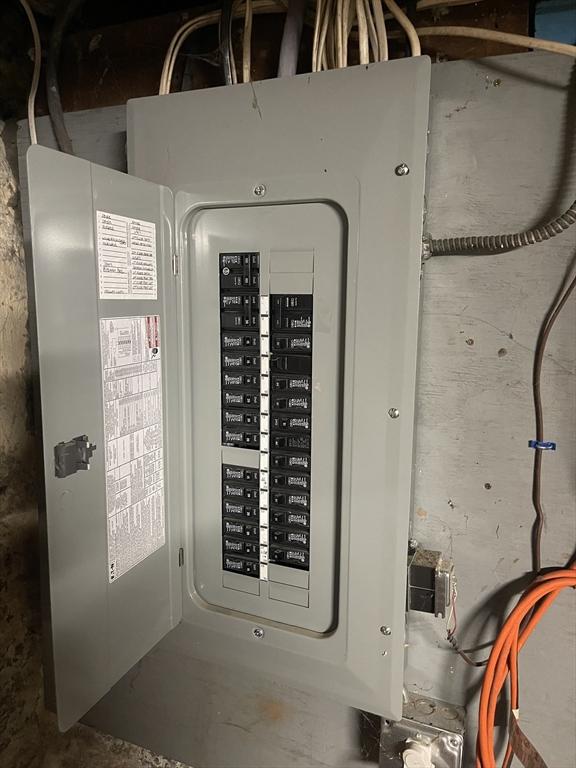 190 Main St, Reading, MA 01867 - utilities with electric panel