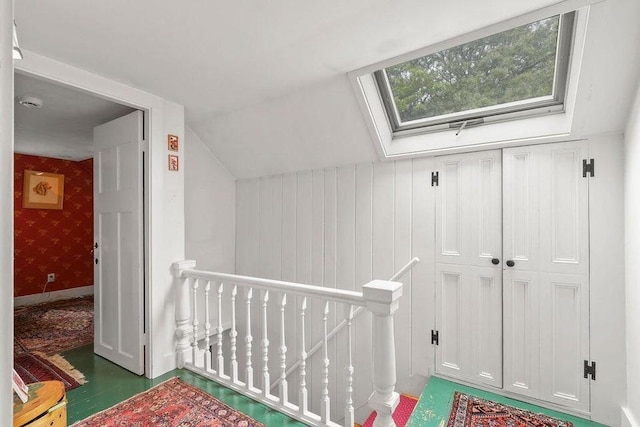 181 Pleasant St, Yarmouth, MA 02664 - bonus room featuring wallpapered walls and a skylight
