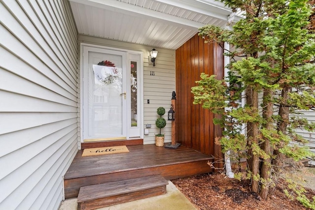 view of entrance to property