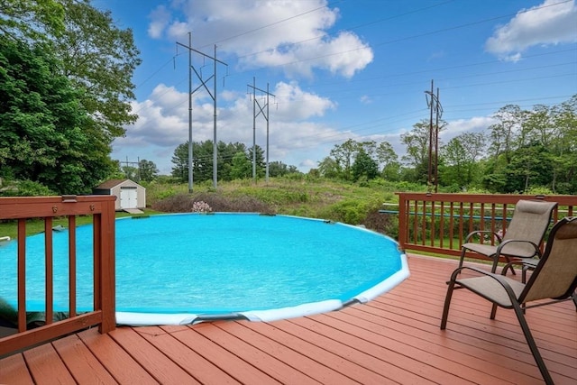 21 Wilhelmina Ave, Burlington, MA 01803 - wooden deck with an outdoor pool